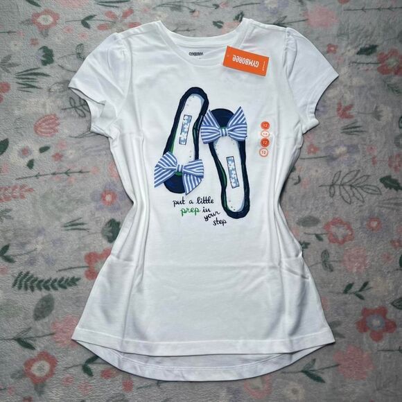 Gymboree Other - Gymboree T-Shirt 12 Preppy Coastal Nautical Kidcore Retro Twee Y2K Bows Coquette